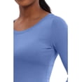 thumbnail image 3 of Healing Hands Women's Underscrub Soft Knit Melissa Longsleeve Scrub Tee with Breathable & Easy Care Fabric 5047, 3 of 9