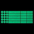thumbnail image 2 of LiteMark Reflective Stickers Decals for Helmets, Bicycles, Strollers, Wheelchairs - Assorted Strips and Dots - Green, 2 of 2