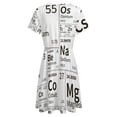 thumbnail image 5 of Chemical Elements Women's Dress Short Sleeve Summer Sundress Summer Women Clothes, 5 of 7