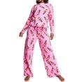 thumbnail image 1 of Conjunto de pijama navideño para mujer 2024, estampado de cascanueces de dibujos animados, camiseta de manga larga con cuello redondo y pantalones, ropa de dormir para estar en casa, 1 of 5