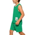 thumbnail image 3 of Rvasteizo Boys Girls Outfit Set Fabric Sleeveless Top Short Pant Toddler Loungewear Outfit for 0-10 Years, 3 of 5