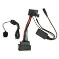 thumbnail image 1 of 5.0 AUX IN Adapter, Stable Transmission Car Stereo Cable Multifunction Wireless Hands Free Call With Mic Replacement For  C2 C3, 1 of 8