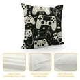 thumbnail image 4 of Nawypu Throw Pillow Cover Video Games Controller Pad Gamers Pattern Decorative Pillow Case Home Decor Indoor/Outdoor Square Pillowcase, 4 of 5