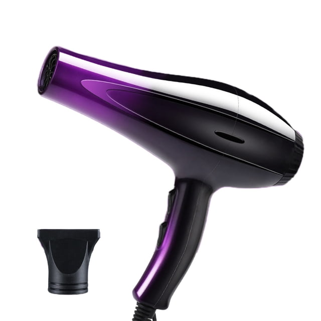 Séchoir à Cheveux pour Femmes et Hommes 110 V 1000 W 5 Réglages de Chaleur avec Embout Concentrateur Design Compact de Style Salon