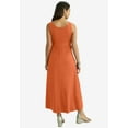 thumbnail image 2 of Jessica London Women's Plus Size Side Tie Maxi Dress, 2 of 3