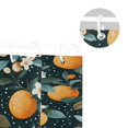 thumbnail image 5 of Yayeee Shower Curtain with Hooks 72"x72" Waterproof Fabric Bathroom Hanging Decor, Green Oranges, 5 of 5