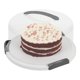 thumbnail image 1 of Contenedor de almacenamiento extragrande para tartas con servidor capacidad para tartas de hasta 12 pulgadas 3 capas plato con tapa soporte con tapa c, 1 of 6