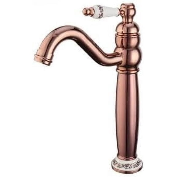 Modern Gold Faucet Rose Gold Bathroom Faucets Gold Finish Basin Faucets Luxury Bathroom Sink Faucet