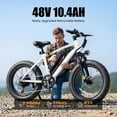 thumbnail image 4 of Actbest 20"x4.0" Electric Fat Tire Bike for Adults, 500W Motor 20 MPH, 48V 10.4Ah Battery, 7 Speed, E-Mountain Bike for Man Teen, 4 of 6