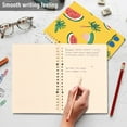 thumbnail image 4 of Wirebound Notebook Hardcover Spiral Notebooks Watermelon and Beach Hat, 60 Pages, 80 GSM, 5.7 x 8.3in, 4 of 8