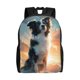 thumbnail image 1 of Disketp Cloud Border Collie Mochila Unisex de Apertura Lateral Completa, Mochila para Laptop para Escuela, Trabajo y Viajes, 1 of 8
