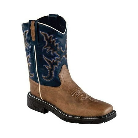 Children's Old West Square Toe Cowboy Boot - (Best Square Toe Cowboy Boots)