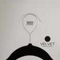 thumbnail image 4 of Utopia Home Velvet Hangers 20 Pack – Luxury Non-Slip Slim Pant & Coat Hangers, Strong Space-Saving Clothes Hangers with Pants Bar and 360° Swivel Hook – Black, 4 of 8