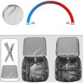 thumbnail image 3 of 4 Cups Drink Carrying Bag, Insulated Drink Carrying Holder Bag, Reusable 2-Tier 8 Cups Cupcake Containers Storage Bag, 3 of 5