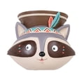 thumbnail image 2 of Cartoon Wall Planter Hanging Pot Resin Scuplture Vase Decoration Raccoon, 2 of 10