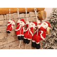 thumbnail image 3 of 1 Uds., Adornos navideños de Papá Noel, adornos para árboles, colección de figuras colgantes, colgante de muñeca, pequeña decoración para Los 57x20cm Soledad colgantes colgantes de santa claus, 3 of 10