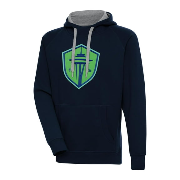 Men's Antigua Navy Seattle Sounders FC Victory Pullover Hoodie