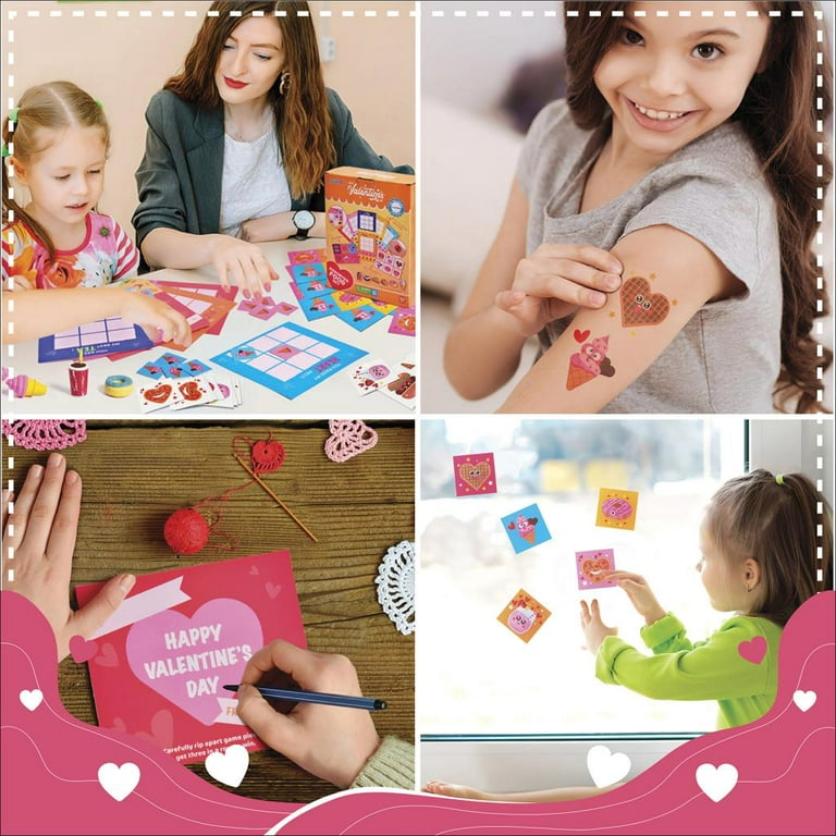 Valentine Activities with Hearts Stickers – Fun Littles