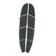 thumbnail image 2 of 8 almohadillas de tracción para tablas de surf, alfombrillas de agarre para cubierta, almohadillas de cola de cubierta premium recortables para bricolaje Negro, 2 of 9