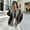 Brown, variant on Womens Vintage Argyle Knit Cardigan, Round Neck Button Down Long Sleeve Loose Sweater Coat for Fall Winter Brown L