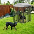thumbnail image 7 of 2025 New Dog Kennel Outside,Large Outdoor Dog Kennel with Weatherproof,Dog House Outdoor,Outdoor Dog Kennel,Dog Playpen Outdoor, Covered Dog Outside Kennel,for Medium and Large Dogs,Easy Assembly, 7 of 7