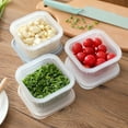 thumbnail image 2 of Ginger  Garlic And Onion Storage Box Household Portable Square Plastic Transparent Water Storage Bowl Refrigerator Sealed, 2 of 8