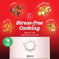 thumbnail image 4 of Kitchen Elite Compact Mechanical Air Fryer, 2.2 Qt, Manual Knob Control, Pink, 4 of 8