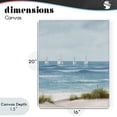 thumbnail image 4 of Stupell Industries Coastal Boats Sailing Away Canvas Art, 16 x 20, by Lorenzo Collective, 4 of 8