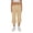Khaki, variant on Nhthy Women's Summer Solid Cropped Joggers Elastic Waist Drawstring with Functional Pockets Khaki XL