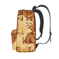 thumbnail image 3 of Disketp Not All Those Who Wander Are Lost2 Mochila Escolar de Gran Capacidad y Peso Ligero, Mochila de Viaje Ideal para Escuela, Trabajo y Uso Diario, Cómoda y con Estilo, 3 of 8