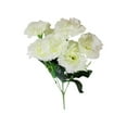 thumbnail image 7 of Artificial Flowers - Household Imitation - 10 Head Artificial Silk Fowers Carnation Bunch Wedding Home Outdoor Size 38Cm Avilable in 7 Colours (2Pc), 7 of 7