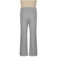 thumbnail image 3 of CQONEPT Men's Dress Pants Bell Bottom Office Slacks Pant Wide Leg Baggy Lerisure Business Trousers with Pockets Gray L, 3 of 5