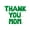 Green, variant on Letter Balloons - THANK YOU MOM 16" Inch Alphabet Letters Foil Mylar Balloon Mother's Day Party Banner (Rose Gold)