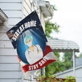thumbnail image 3 of America Forever Doctor Stay at Home House Flag, 28 x 40 inch Double Sided, Medical Professional Flag, USA Patriotic Banner, Healthcare Hero Decor, Pandemic Yard Flag, 3 of 5