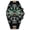 Black shell green, variant on 8 Men's Calendar Watch Quartz Tape Watch, Six-Pin Business Men's Watch