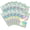 2.3x3 Inch, variant on Resealable Foil Pouch Bag [100 PCS ] Great for Party Favor Food Storage (Holographic Color, 2.7 x 8.6 Inch)