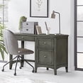 thumbnail image 2 of Lexicon Garcia Wood Writing Desk in Gray, 2 of 4