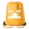 Football Party Bags | Football Drawstring Cinch Backpacks for Team Events, Birthdays, and More!