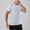 White, variant on Men's Workout T Shirts Quick Dry Crew Neck Active Tees Shirts Casual Loose Fit Athletic Running Gym Short Sleeve Breathable Tops,S,Gray