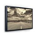 thumbnail image 3 of Designart 'The Straight Road To Monument Valley' Traditional Framed Canvas Wall Art Print, 3 of 5