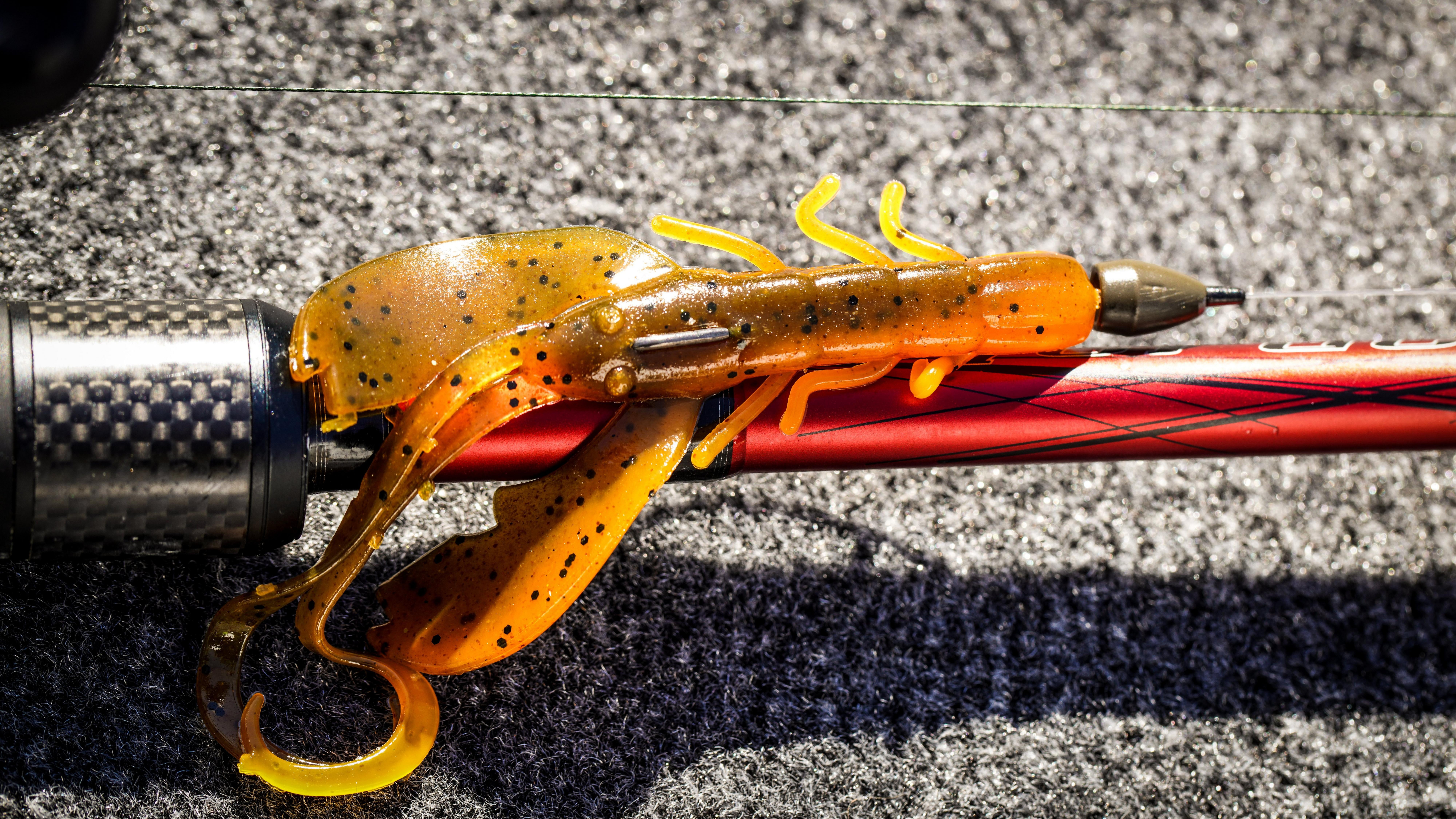 Berkley PowerBait® Crazy Legs Chigger Craw Fishing Soft Bait 4in | 10cm Okeechobee Craw