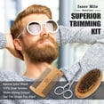 thumbnail image 7 of Beard Grooming Kit for Men, Perfect Fathers Gifts for Dad Him Husband Boyfriend, with Beard Shampoo Wash, Growth Oil, Balm, Trimming Set Include Brush, Comb, Scissors, 7 of 7