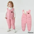 thumbnail image 5 of URMAGIC Baby Boy Girl Snowsuit Winter Warm Jumpsuit Clothes Toddler Snow Pants Sleeveless Buttons Rompers, 5 of 8
