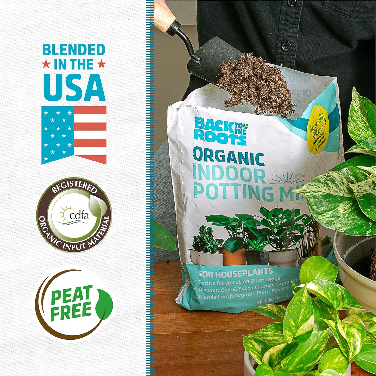 Organic Indoor Potting Mix (2 6qt bags)