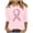 ZQR1-Pink, variant on VKOYWKM Breast Cancer Awareness Shirts for Women Breast Cancer 3/4 Sleeve Tops Pink Ribbon Graphic Tee Breast Cancer Survivor Shirt