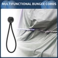 thumbnail image 2 of Elastic Fixed Rope Ball Tent Cords 17cm Adjustable Bungee Cords with Metal Buckle Black 1pc, 2 of 7