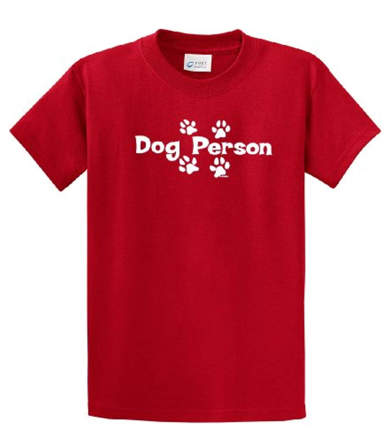 Dog Person Pawprints Puppy Great Dog Lover Unisex Adult Short Sleeve T-shirt - Picture 82 of 93