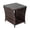 Brown, variant on Patio Side Table, Outdoor Side Table, Weather Resistant Side Table for Garden, Deck, Balcony, Backyard,