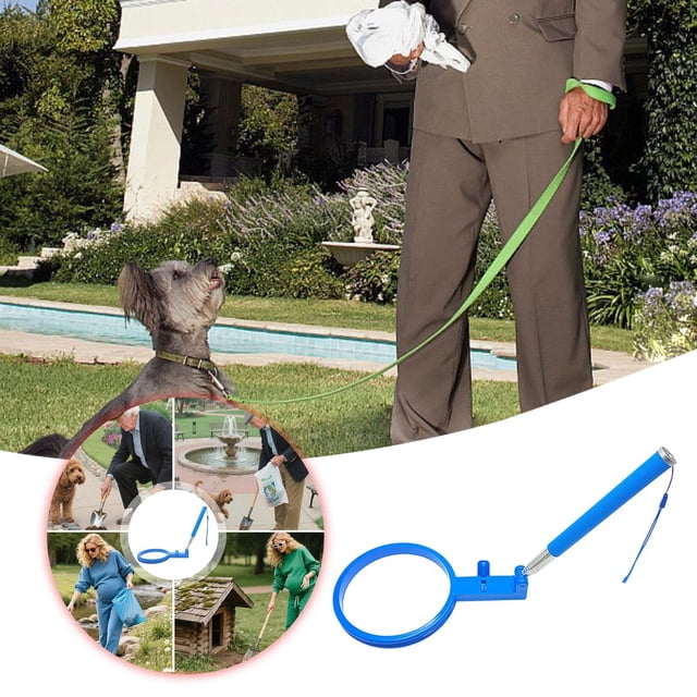 Decoration Poop Telescopic And Foldable Poop With Comfortable Long Handle | Suitable For Cleaning Up Poop For In Parks Walks And Adventures.