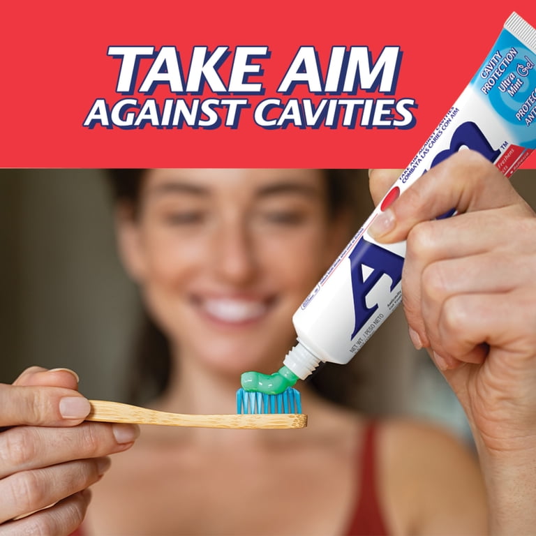 AiM, Cavity Protection Toothpaste, 5.5 oz, Ultra Mint Gel